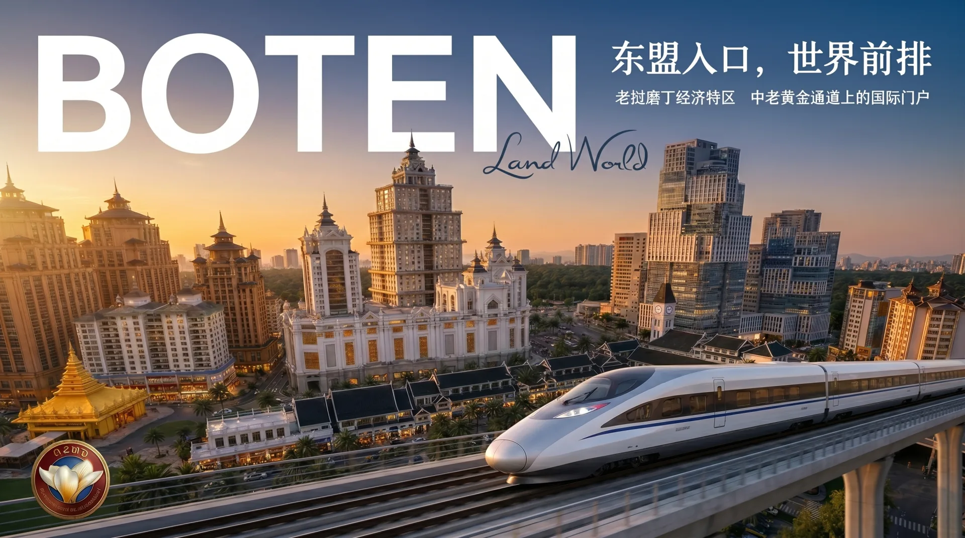 Boten Land World 磨丁经济特区城市形象图